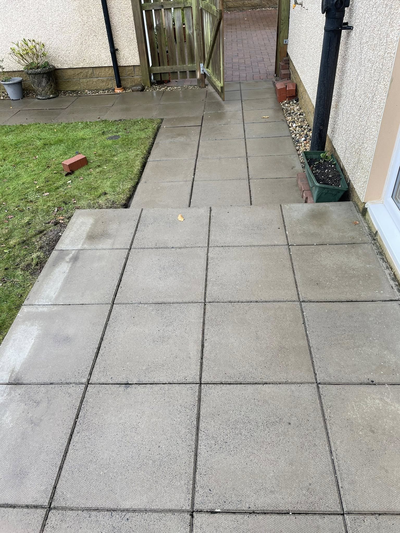 Render softwashing and exterior cleaning results